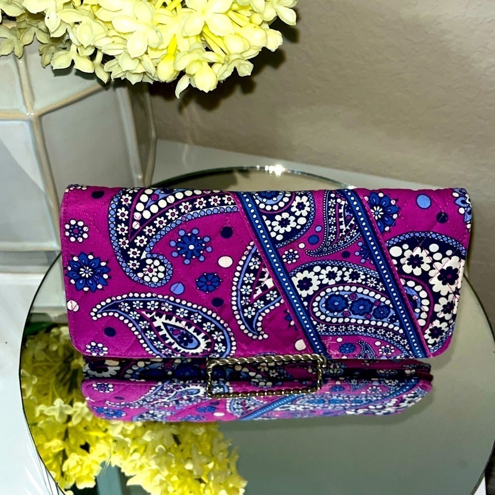VERA BRADLEY BOYSENBERRY TRAVEL WALLET